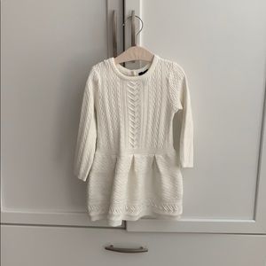 Janie and Jack Cable Knit Sweater Dress